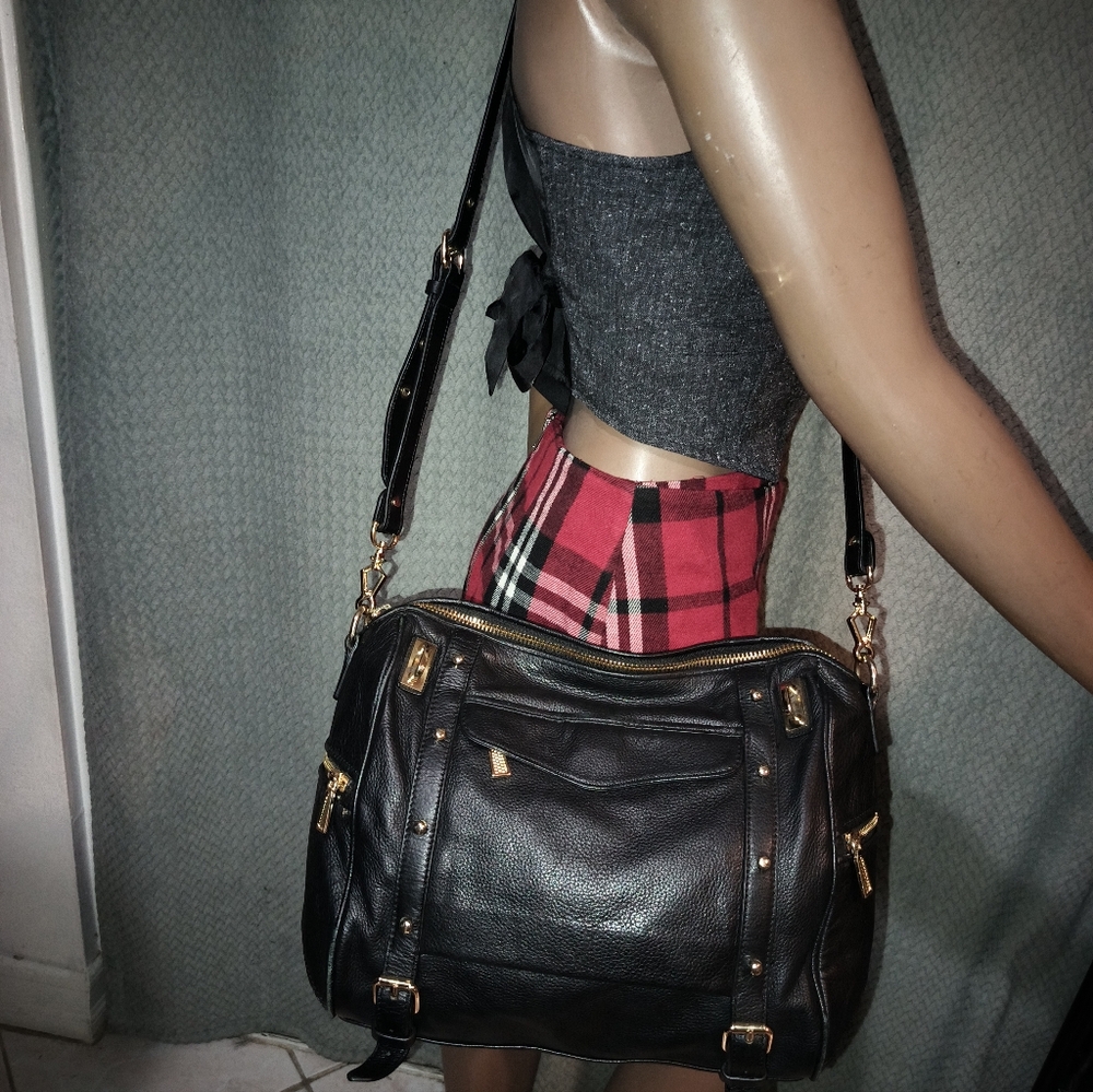 SOLD Rebecca Minkoff Cupid Pebbled Leather Crossbody Bag.